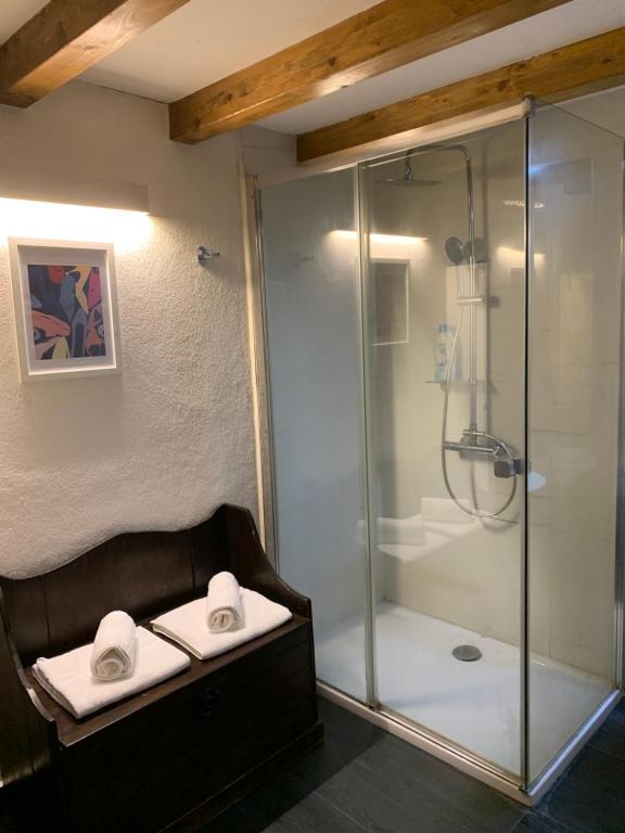 Koupelna v ubytování B&B Villa Loriana