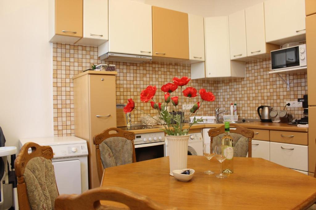 Kuchyňa alebo kuchynka v ubytovaní Vito Apartman