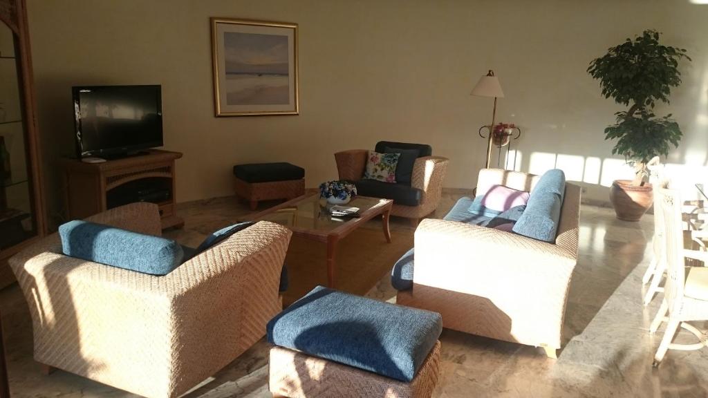 Telewizja i/lub zestaw kina domowego w obiekcie Villa Luxe Tauro Mogan