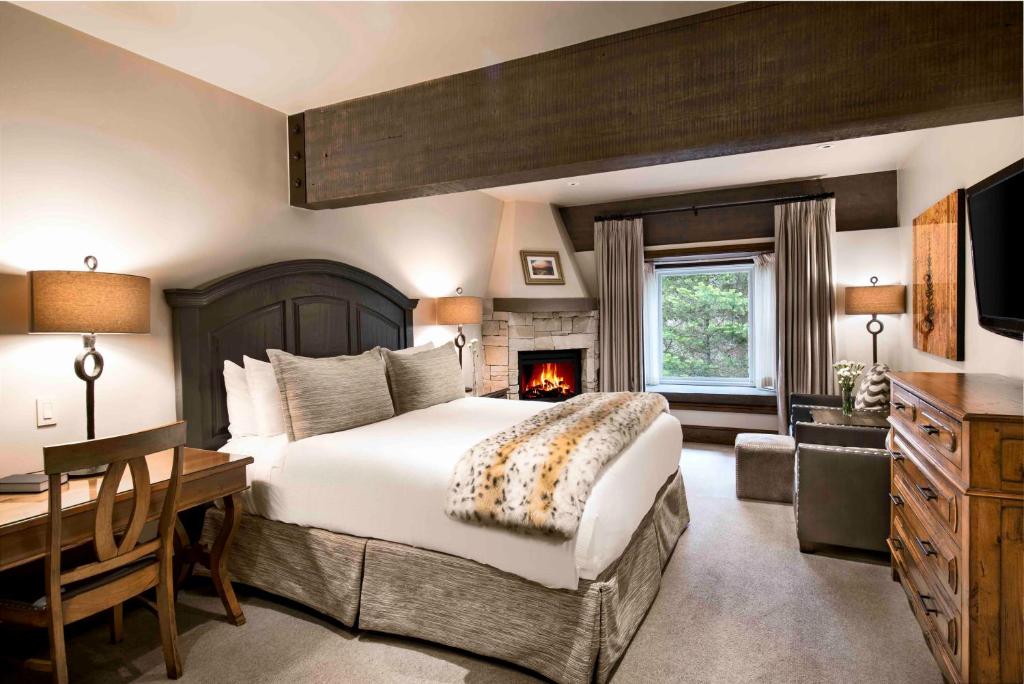 Posezení v ubytování Stein Eriksen Lodge Deer Valley