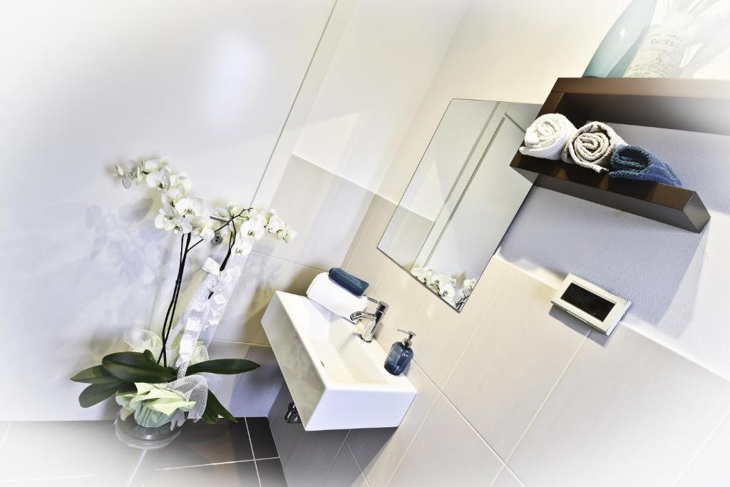 Koupelna v ubytování B&B Calligaris