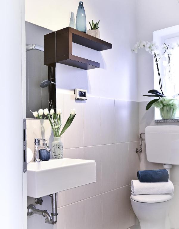 Koupelna v ubytování B&B Calligaris