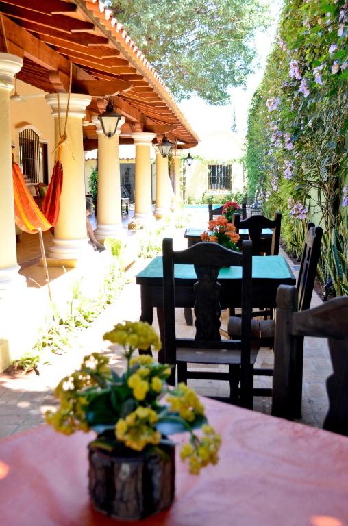 Restaurace v ubytování La Casona Hotel Boutique
