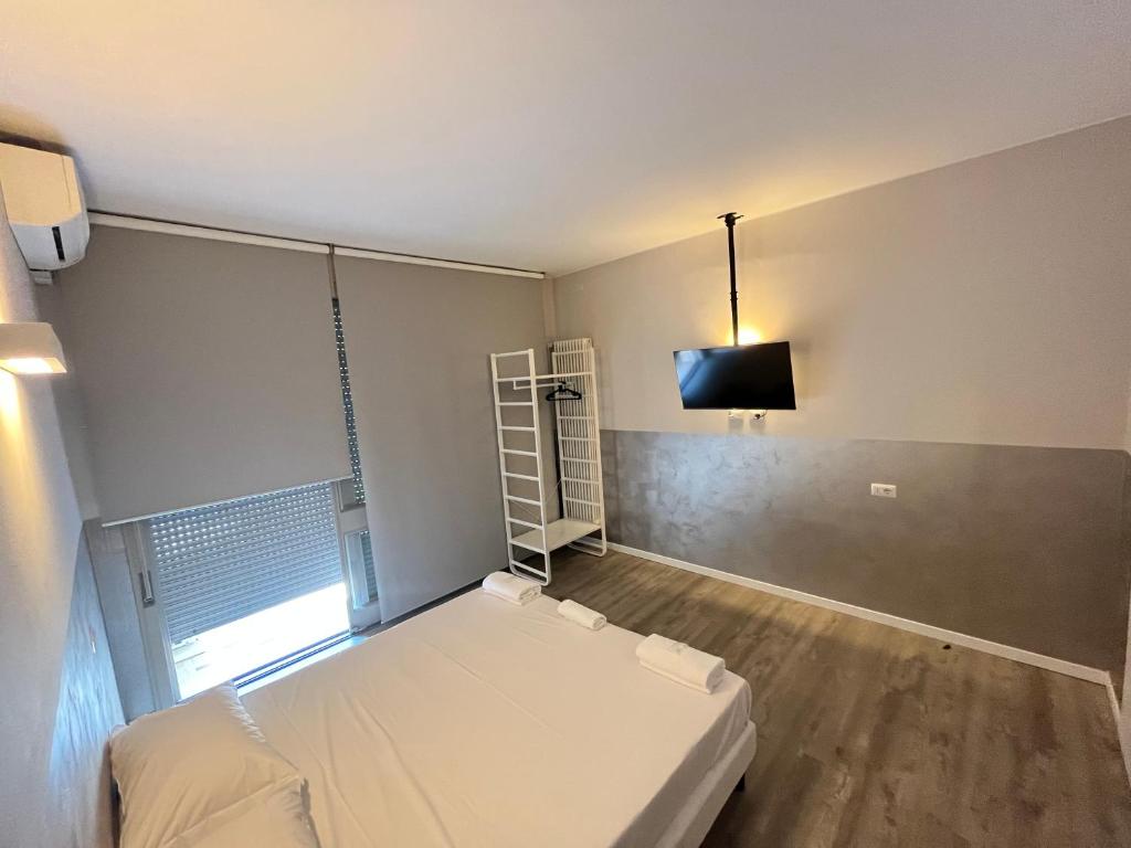 Postel nebo postele na pokoji v ubytování Bergamo Automatic Rooms Self check-in