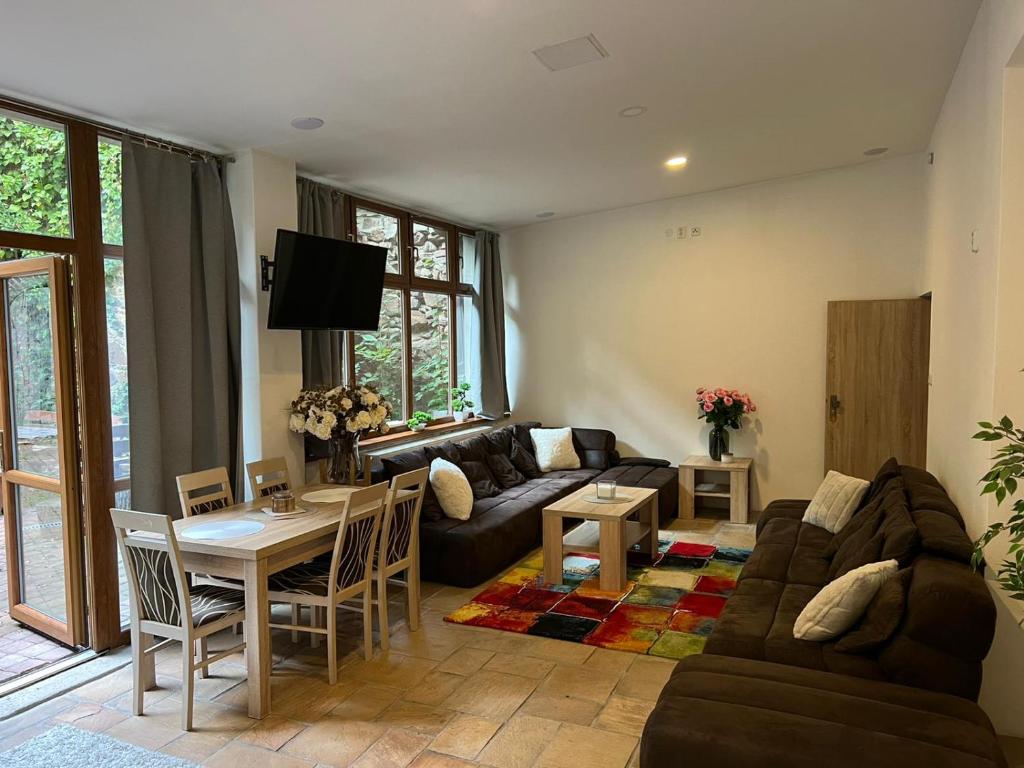 Posezení v ubytování Thermal Apartments