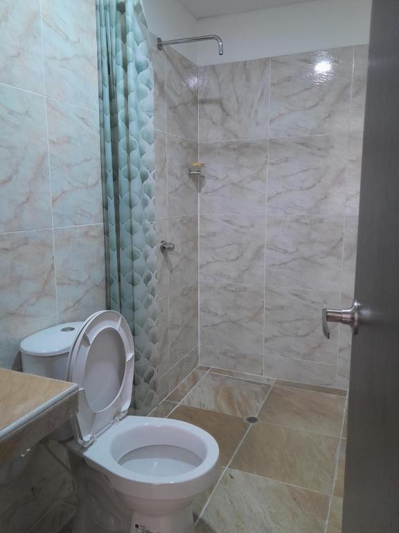Koupelna v ubytování Apartamentos Las Piloneras