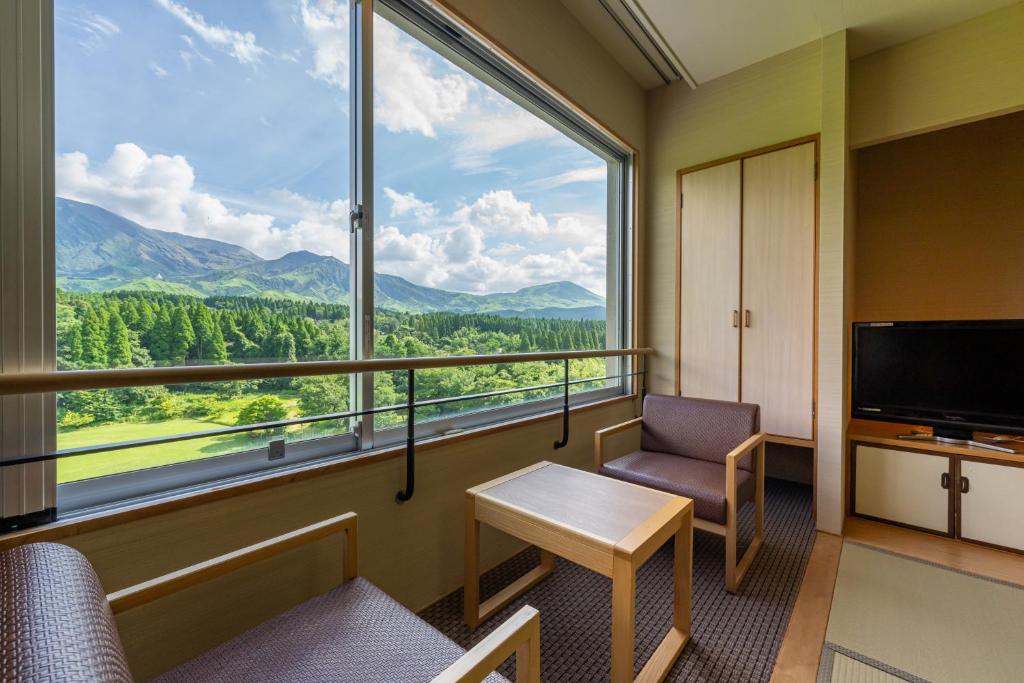 KAMENOI HOTEL Aso - Japonais 6 Tatami Sans Bain Privé (max 3 Adultes)