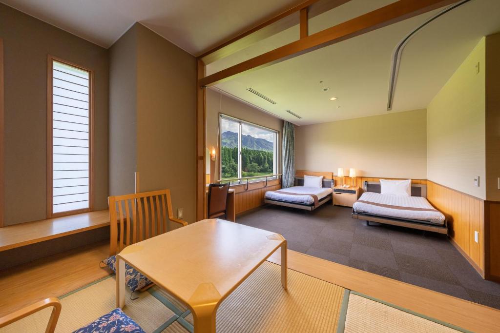 KAMENOI HOTEL Aso - Chambre Accessible Avec Salle De Bain Privée