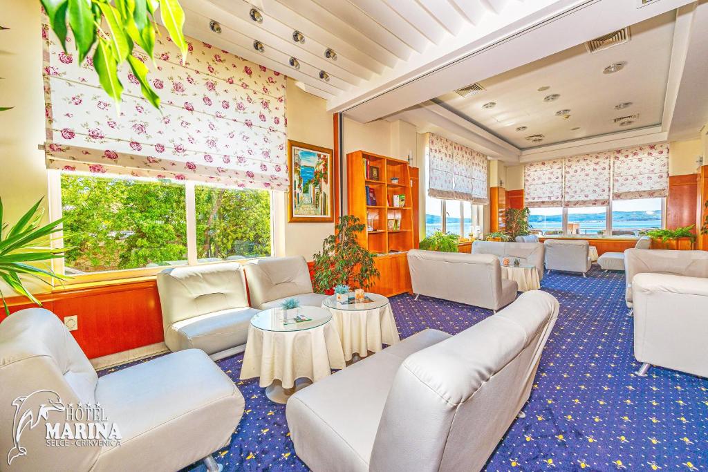 Posezení v ubytování Hotel Marina