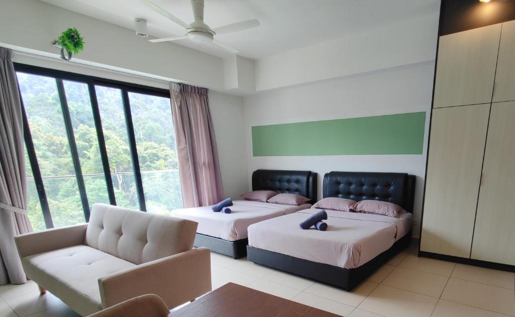 Apartment Cozy Houz Studio 5pax Free WiFi at Midhill Genting, Genting