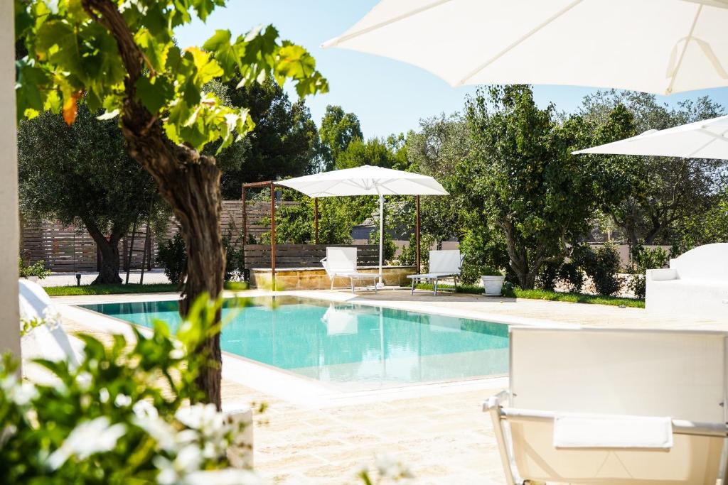 Bazén v ubytování Trullo Porta Antica nebo v jeho okolí