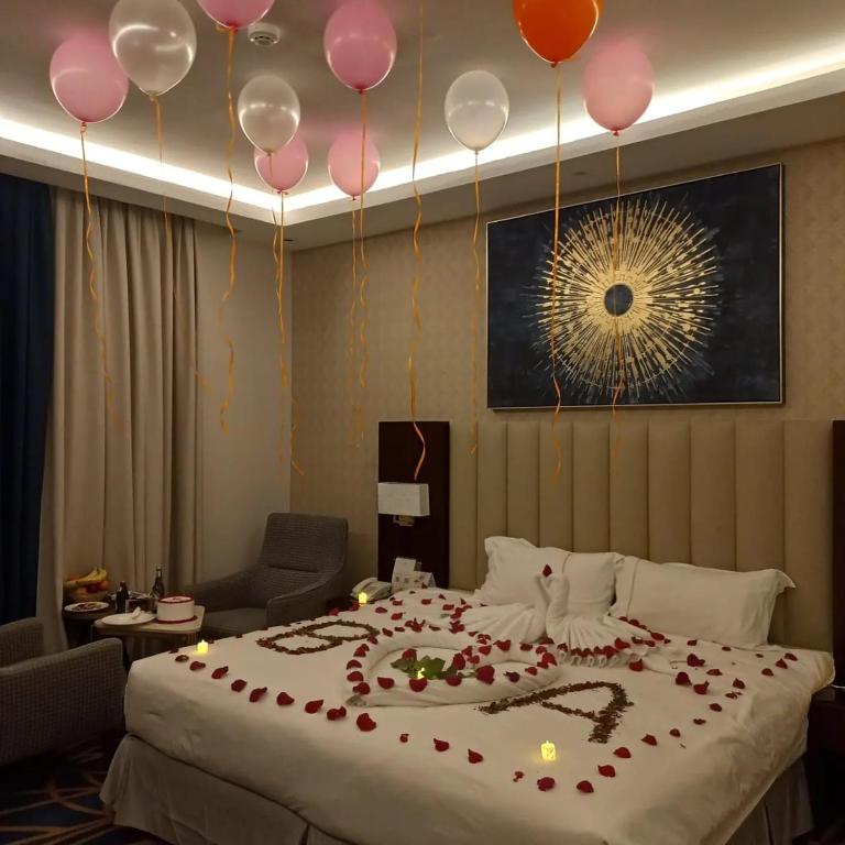 Posezení v ubytování فندق قوبا إن - Quba Inn Hotel