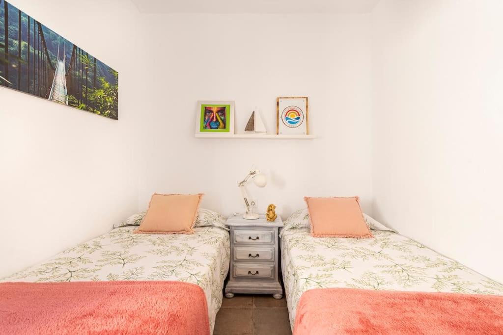 Posteľ alebo postele v izbe v ubytovaní Espectacular casa muy luminosa con azotea