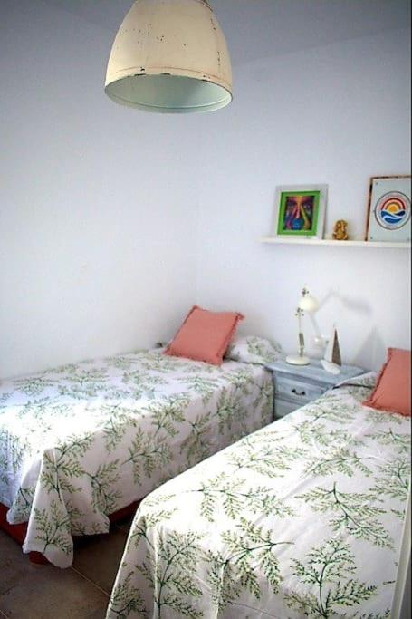 Posteľ alebo postele v izbe v ubytovaní Espectacular casa muy luminosa con azotea
