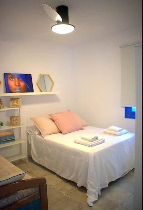 Posteľ alebo postele v izbe v ubytovaní Espectacular casa muy luminosa con azotea