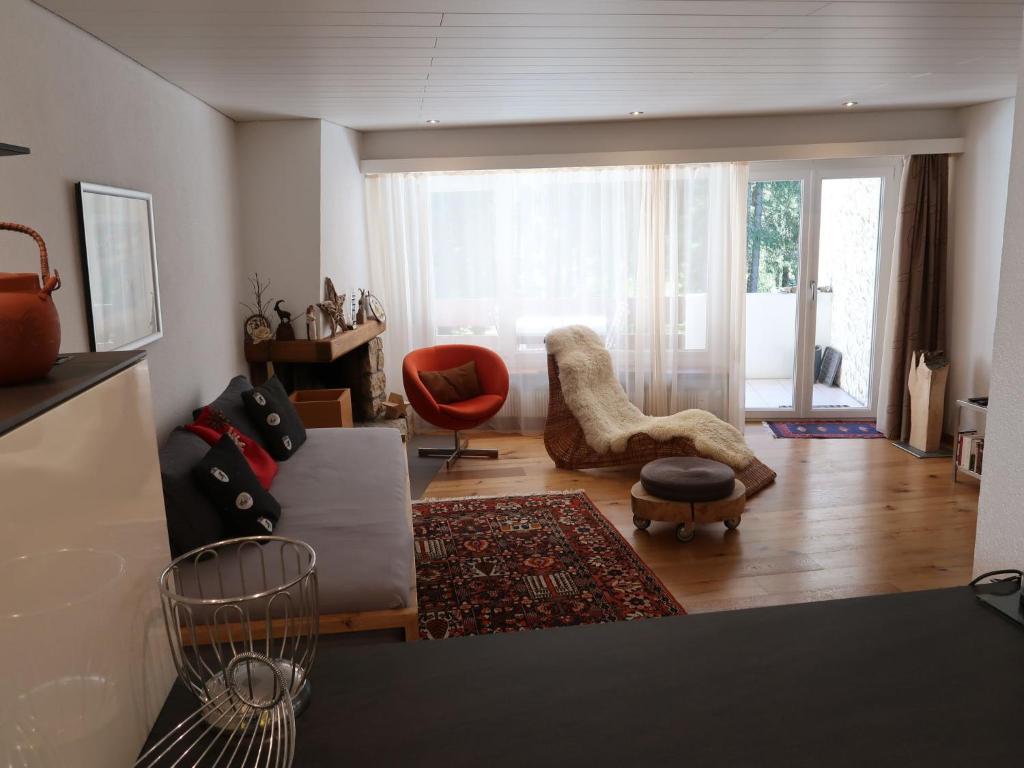 Posezení v ubytování Apartment Rustica by Interhome