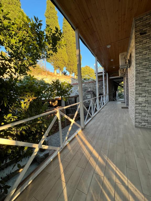 Balkón nebo terasa v ubytování Guest House Lali