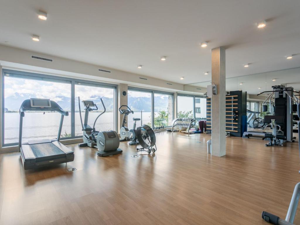 Fitness centrum a/nebo fitness zařízení v ubytování Apartment La Terrasses C2-5 by Interhome