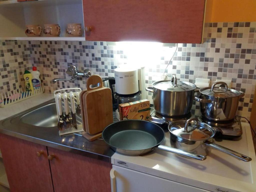 Kuchyň nebo kuchyňský kout v ubytování Apartment Rieger 1 by Interhome