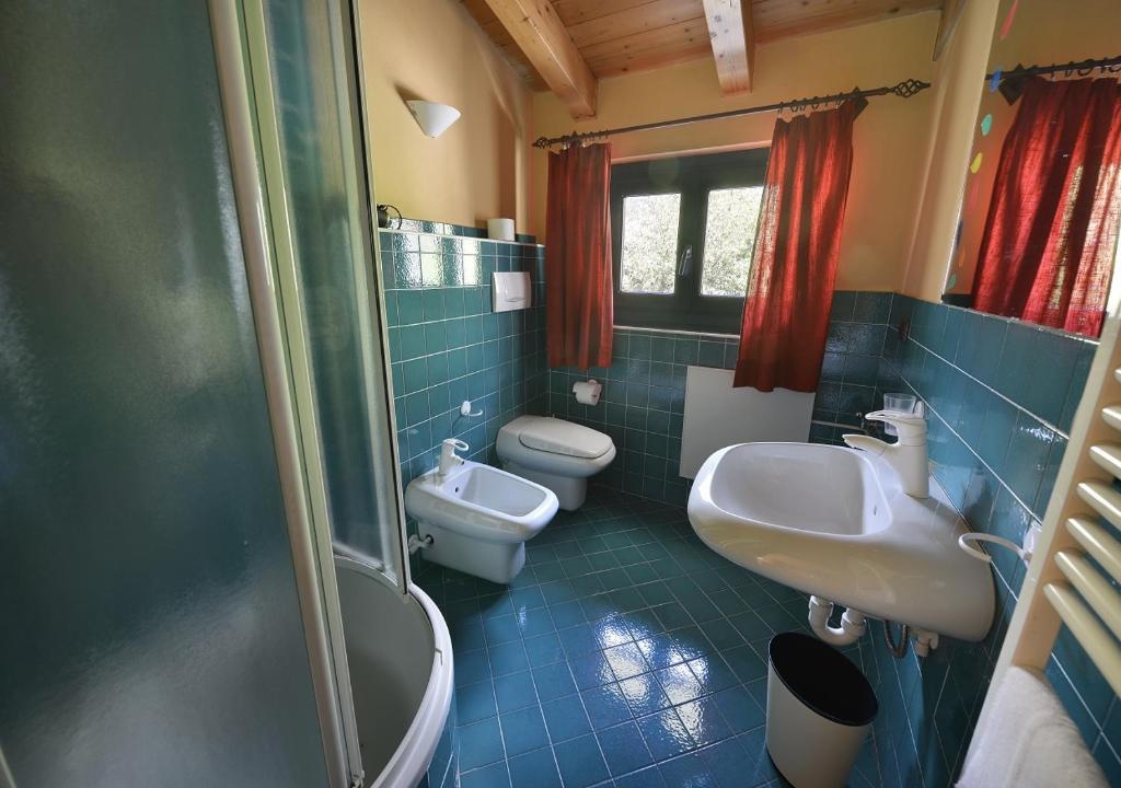 Koupelna v ubytování Casa Cola