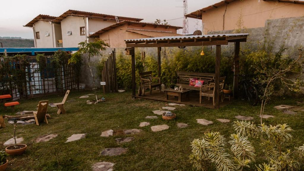 Zahrada ubytování João de Barro camping e suítes