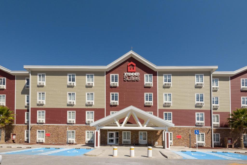 Budova, kde se aparthotel nachází