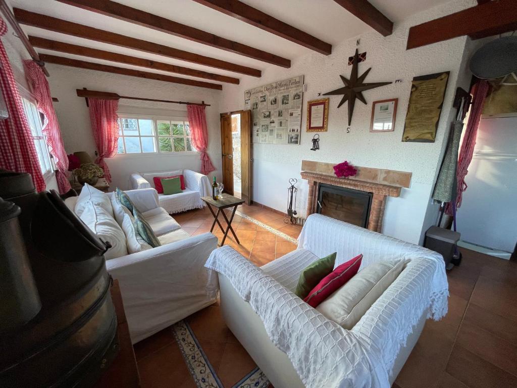 Posezení v ubytování Villa Marver