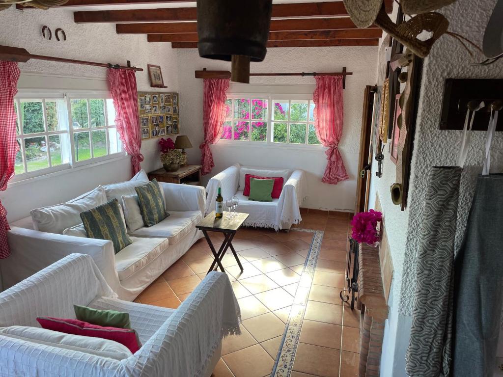 Posezení v ubytování Villa Marver