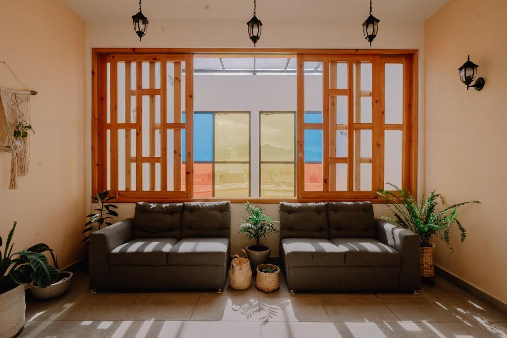 Posezení v ubytování Hotel Cielo y Selva, San Cristobal de las Casas