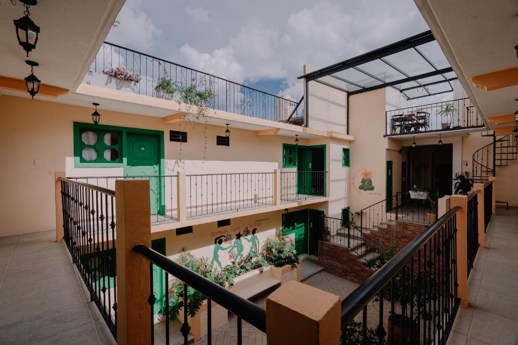Balkón nebo terasa v ubytování Hotel Cielo y Selva, San Cristobal de las Casas