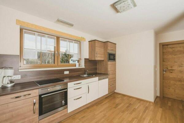 A kitchen or kitchenette at Haus Sylvia