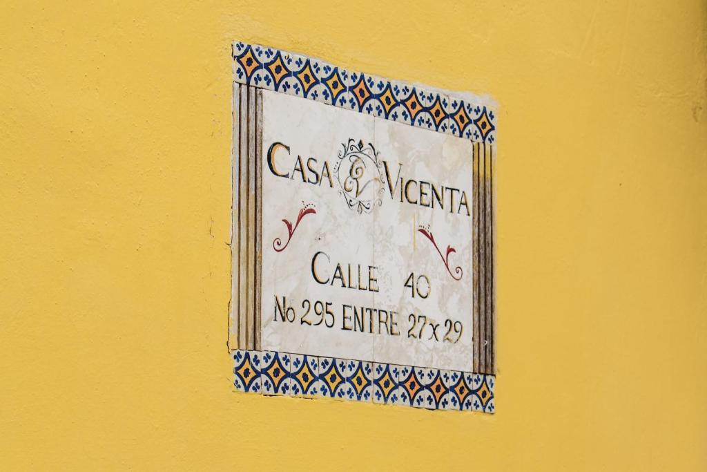 Certifikát, hodnocení, plakát nebo jiný dokument vystavený v ubytování Casa Vicenta Izamal