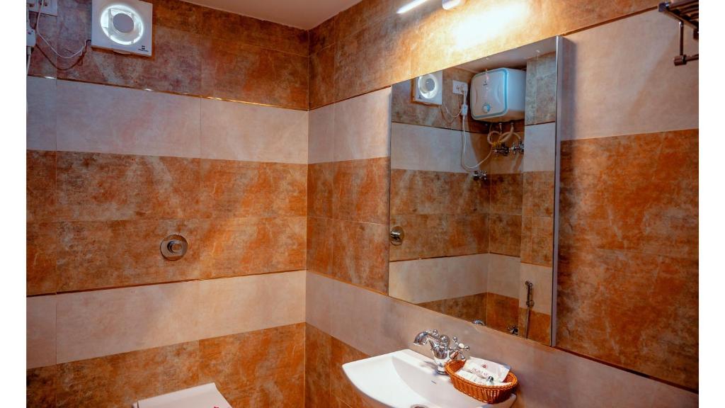 Koupelna v ubytování Hotel DC Star