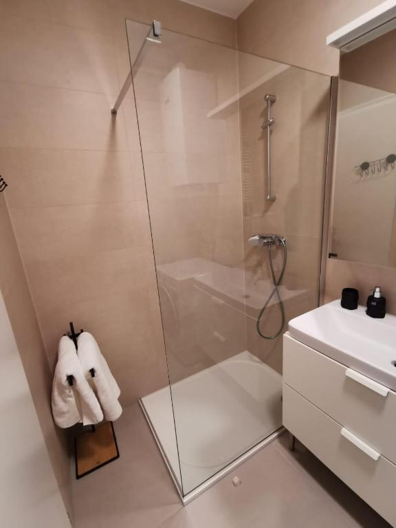 Kúpeľňa v ubytovaní Apartman ARIA