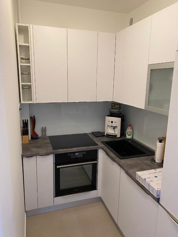 Kuchyňa alebo kuchynka v ubytovaní Apartman ARIA