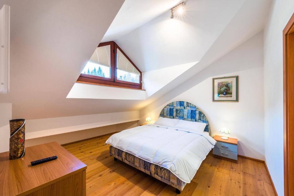 Posteľ alebo postele v izbe v ubytovaní Wald Residence