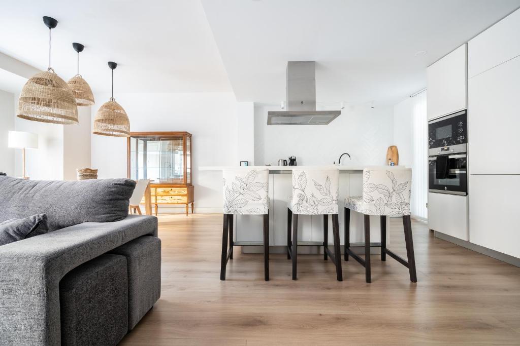 Kuchyň nebo kuchyňský kout v ubytování Casa señorial en el corazón del Puerto by Hometels