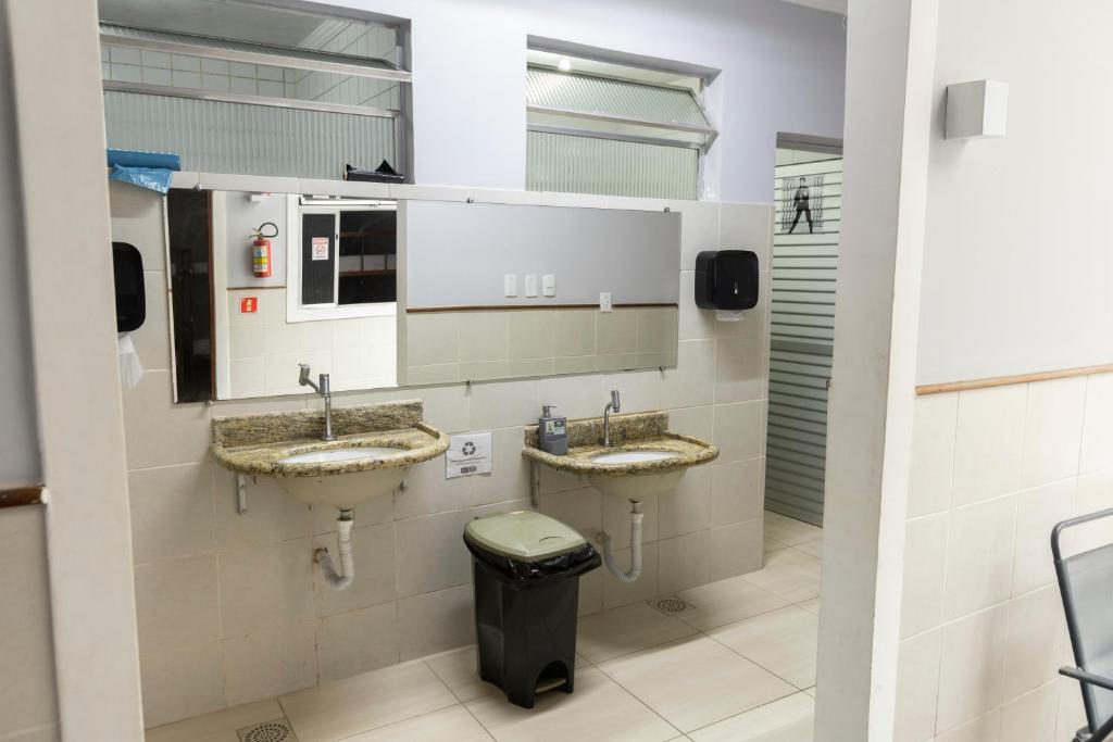 Koupelna v ubytování Hostel Diniz