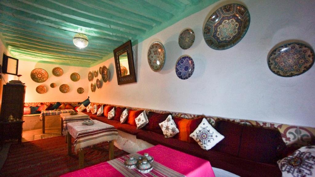 Uma área de estar em Hotel Casa Miguel
