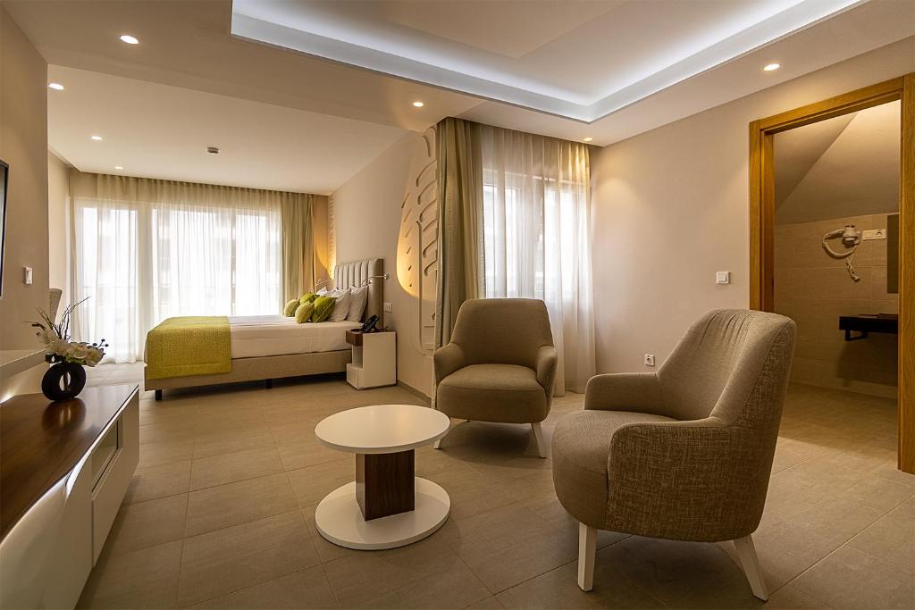 Posezení v ubytování Luna Boutique Hotel