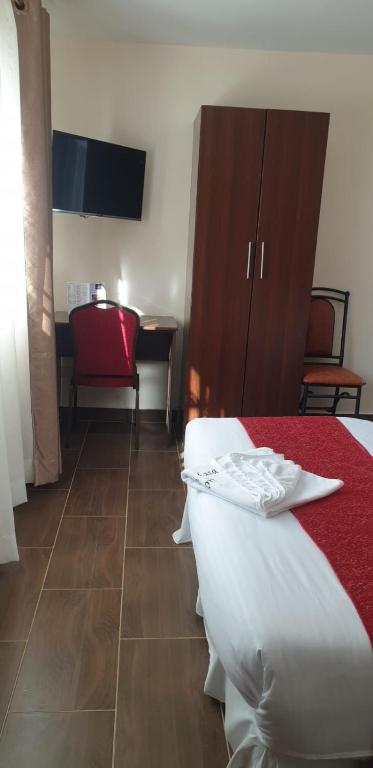 Postel nebo postele na pokoji v ubytování Sochati Casa Resort