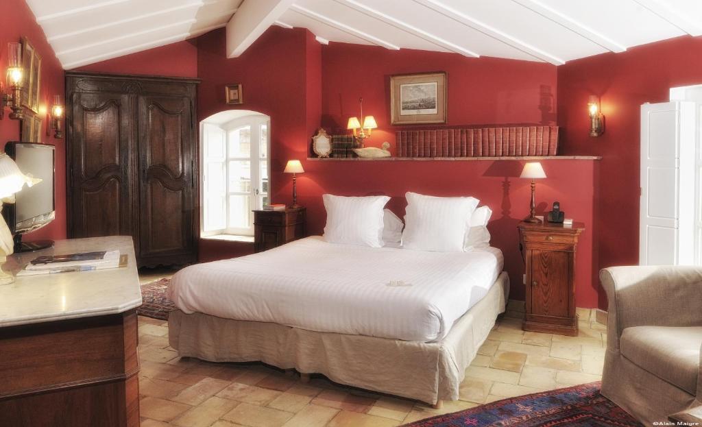 Cama o camas de una habitaci&oacute;n en Le Clair de la Plume - Teritoria
