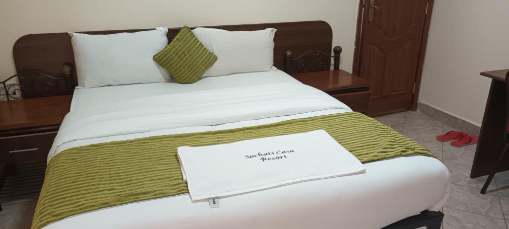 Postel nebo postele na pokoji v ubytování Sochati Casa Resort