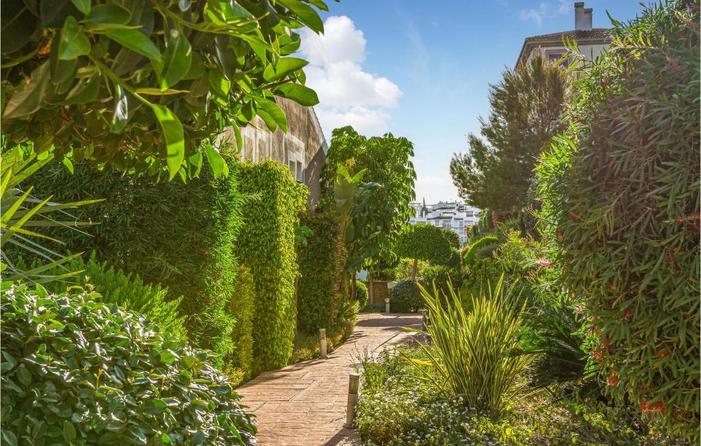 A garden outside Amazing Apartment In Estepona With Wifi
