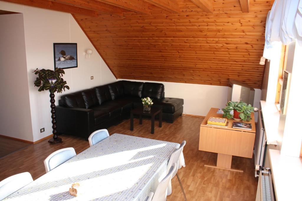 Posezení v ubytování Skútustadir Guesthouse