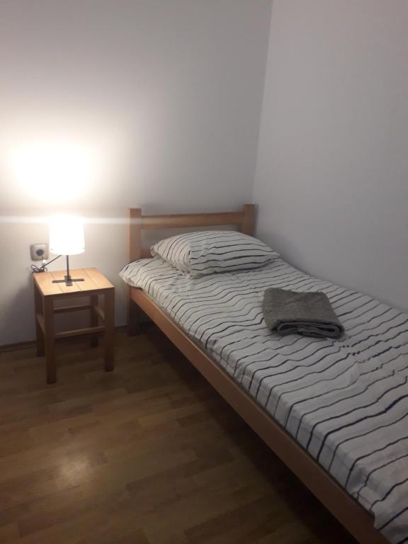 Postel nebo postele na pokoji v ubytování Jasmin