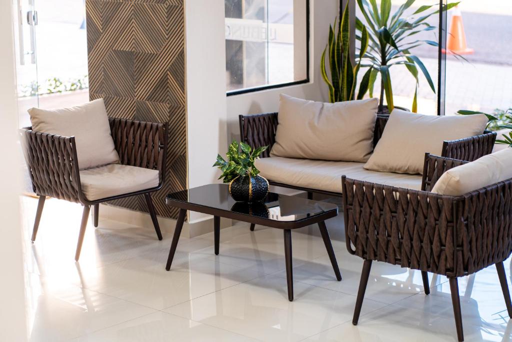 Posezení v ubytování Liebling Hotel Ciudad del Este