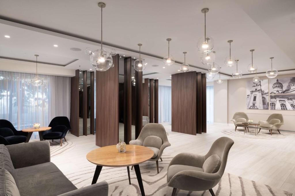 Posezení v ubytování Radisson Blu Hotel, Cluj