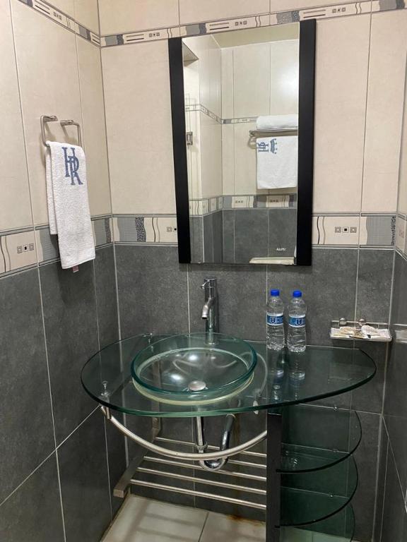 Koupelna v ubytování Hotel Real de La Barca
