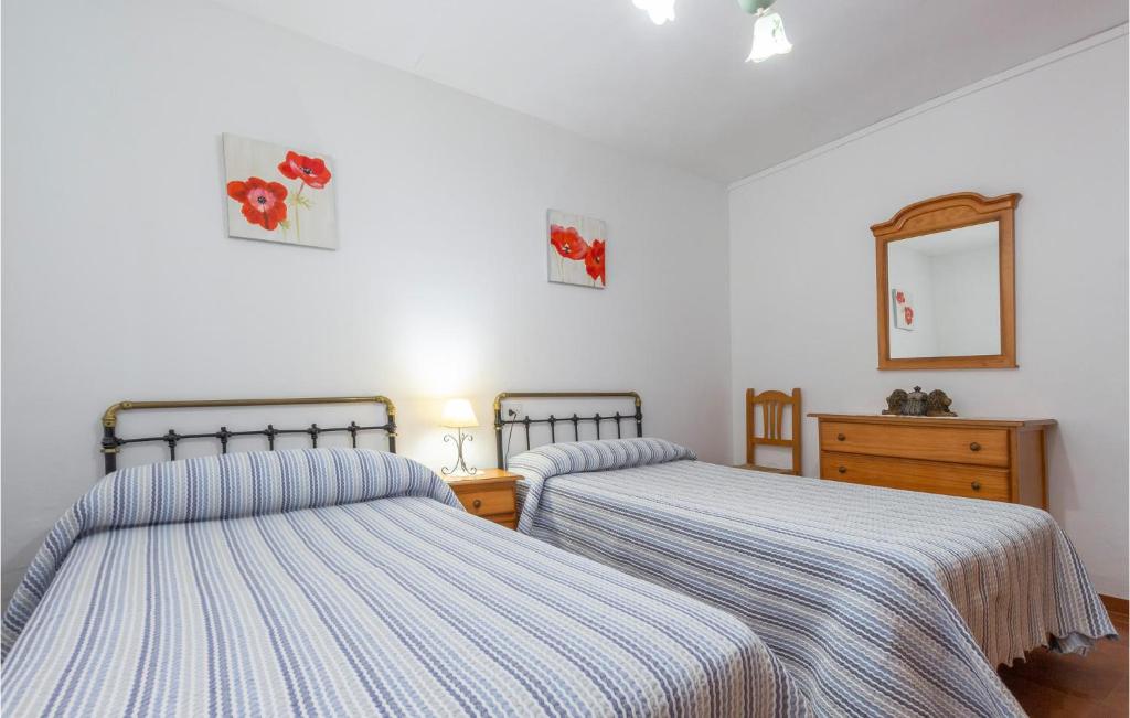 Posteľ alebo postele v izbe v ubytovaní Pet Friendly Home In Padul